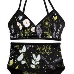 High waist bathing suit